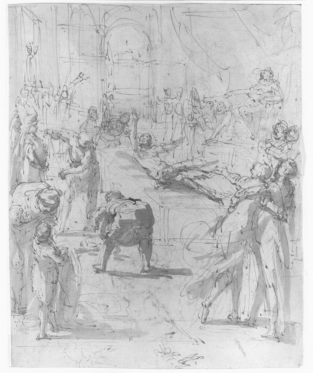 Martyrium af St. Lawrence af Giulio Benso