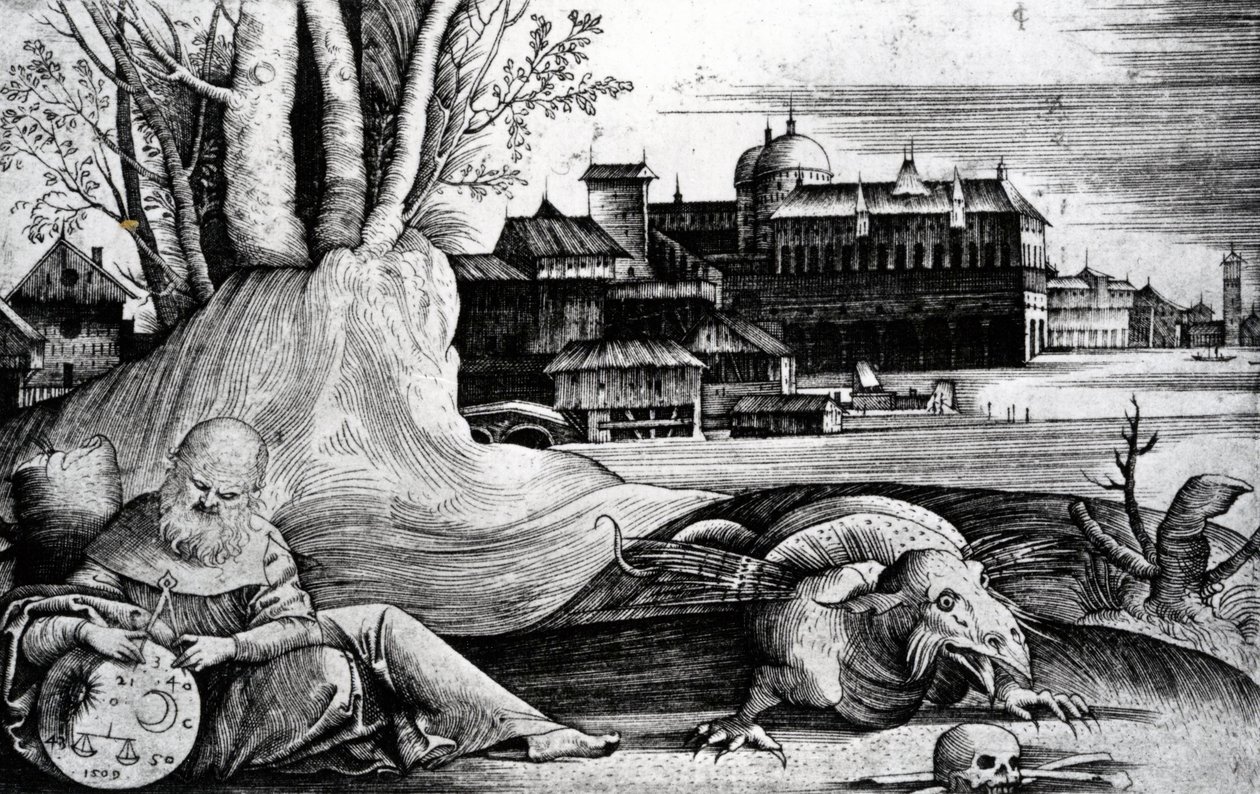 Astrologen, 1509 af Giulio Campagnola