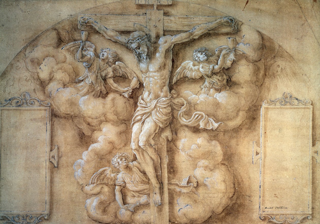 Korsfæstelsen, 1547. af Giulio Campi