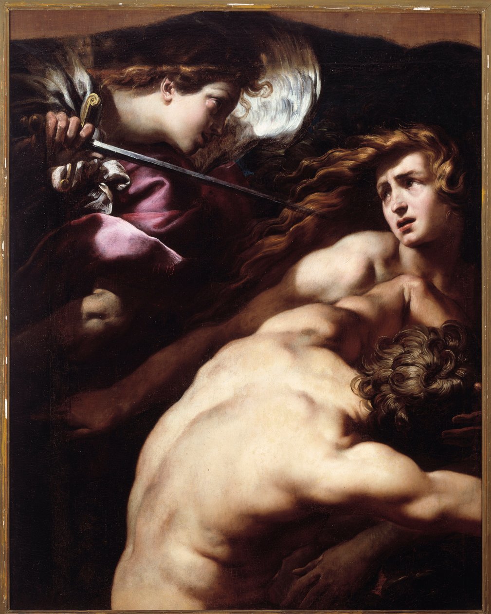 Adam og Eva (olie på lærred af Giulio Cesare Procaccini