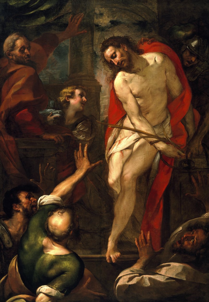 Ecce Homo, ca. 1615-20 (olie på lærred) af Giulio Cesare Procaccini