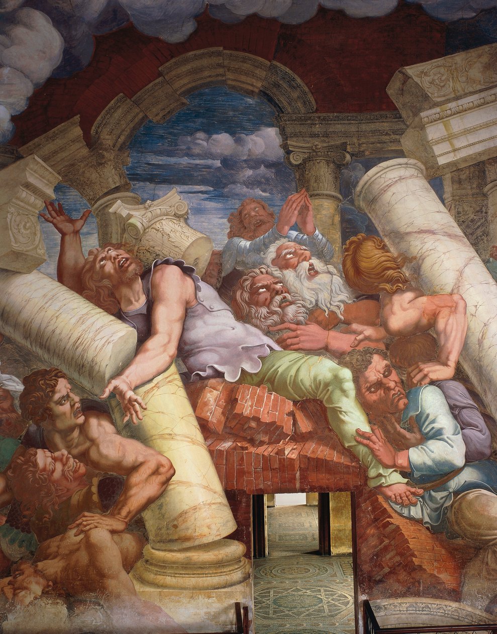Kæmpernes kammer af Giulio Romano