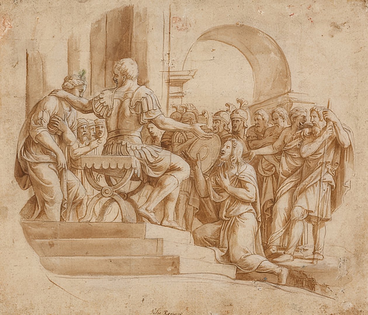 Scipios afholdenhed. Omkring 1530/32 af Giulio Romano