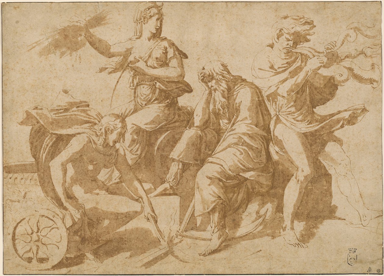 De fire elementer af Giulio Romano