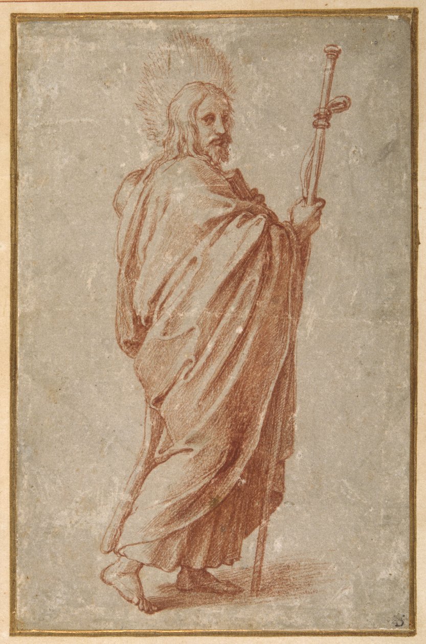 De Tolv Apostle: St. Jakob den Større af Giulio Romano