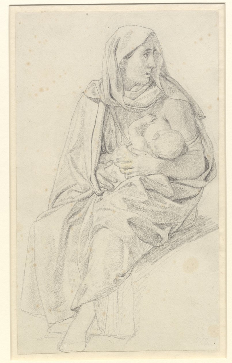 Alexander og Roxane af Giulio di Antonio Bonasone