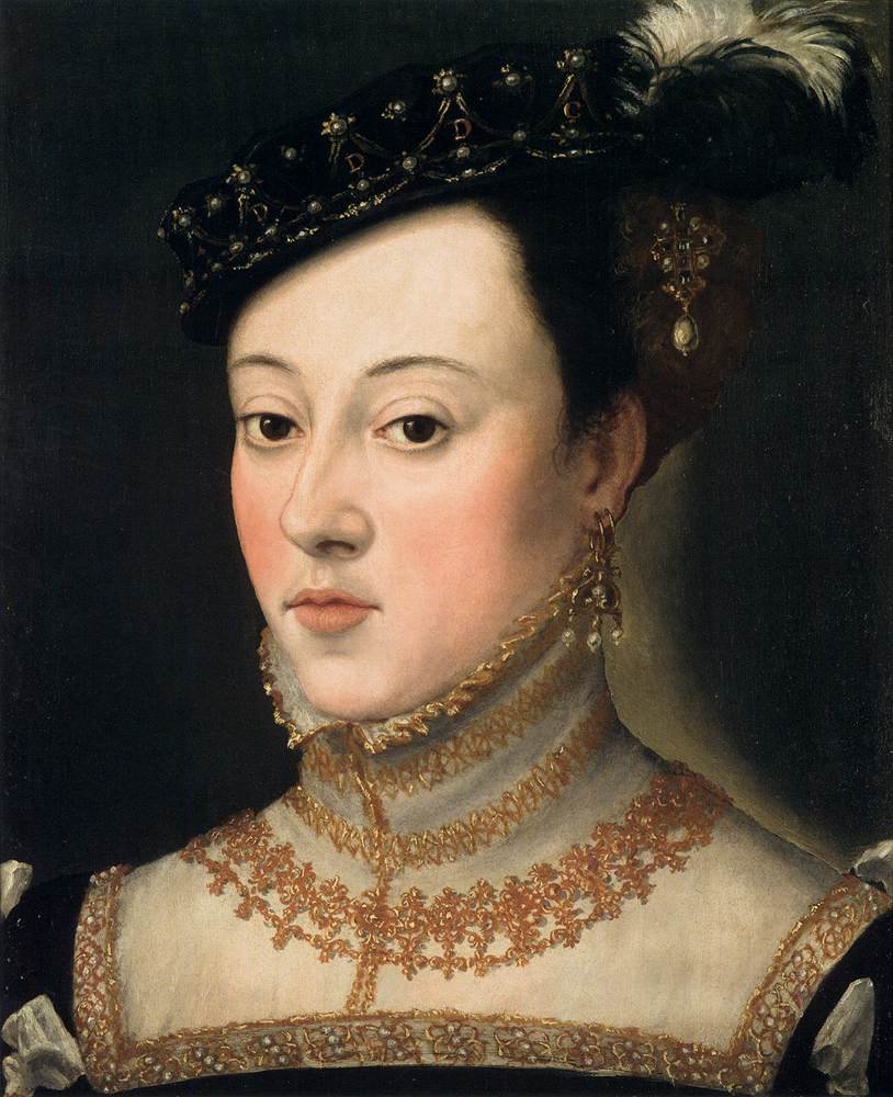 Buste af en datter af Ferdinand I af Giuseppe Arcimboldo