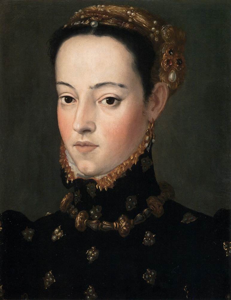 Buste af en datter af Ferdinand I af Giuseppe Arcimboldo