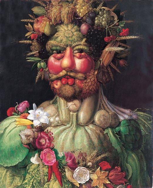 Rudolf II som Vertumnus af Giuseppe Arcimboldo