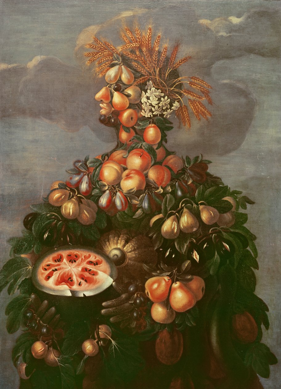 Sommer af Giuseppe Arcimboldo