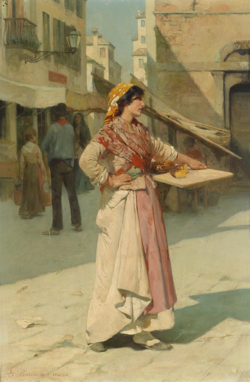 Venetiansk sælger af Giuseppe Barison