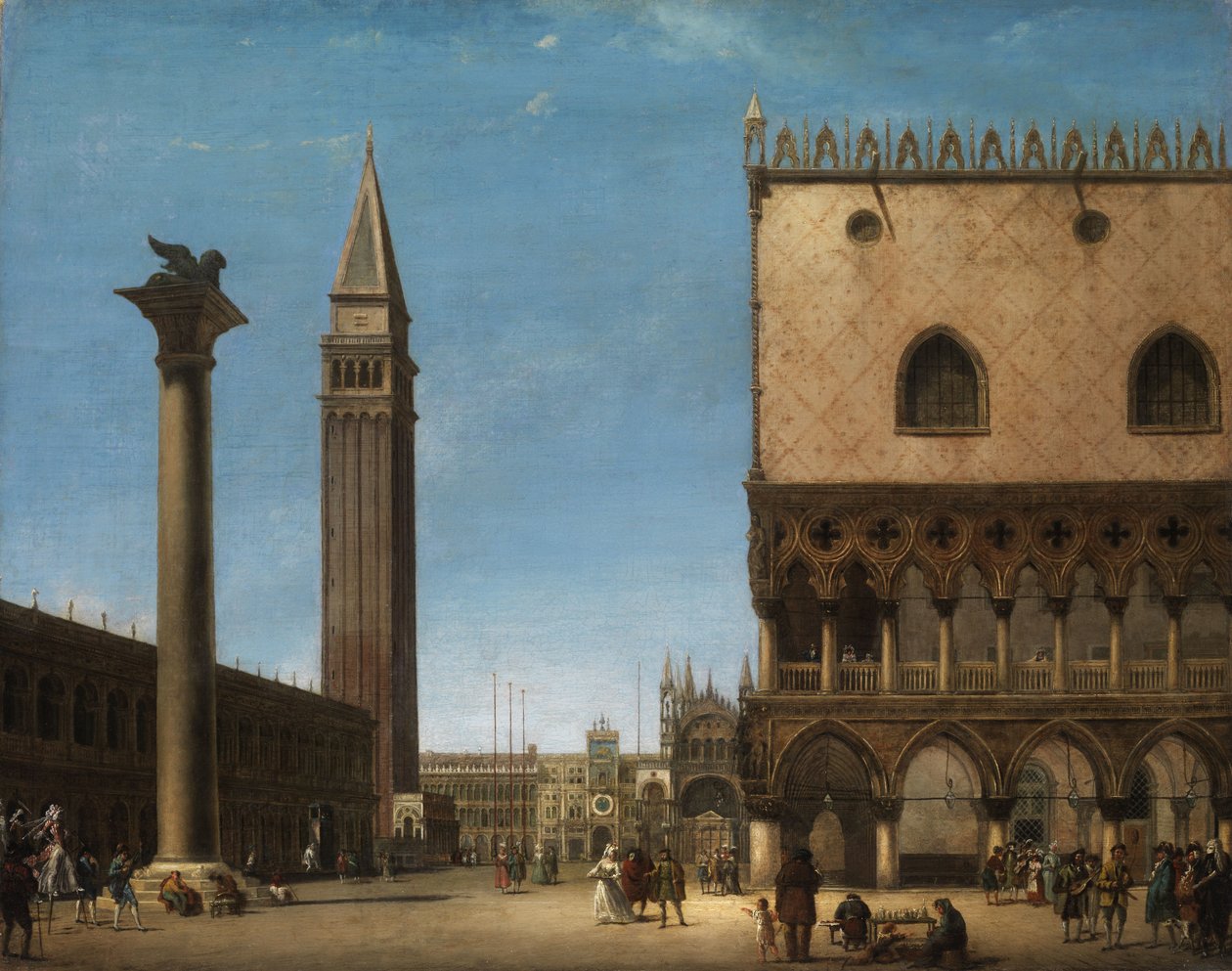 Udsigt over Venedig af Giuseppe Bernardino Bison