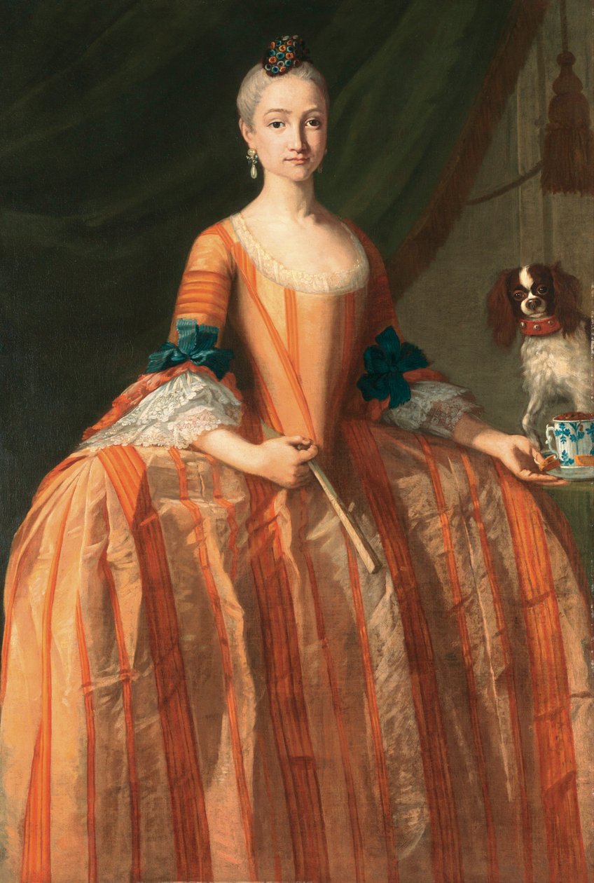 Portræt af Infanta Maria Josefa fra Spanien (1744-1801) af Giuseppe Bonito