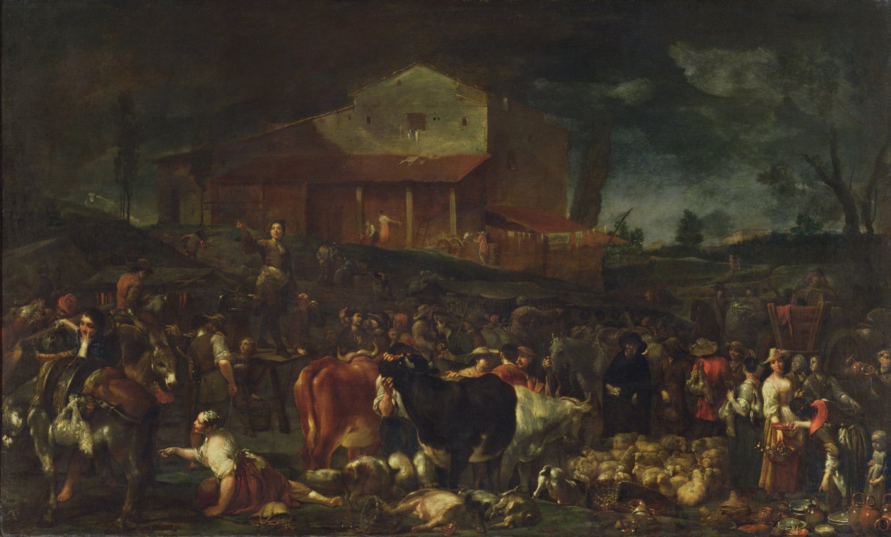 Messen i Poggio a Caiano, 1709 af Giuseppe Maria Crespi