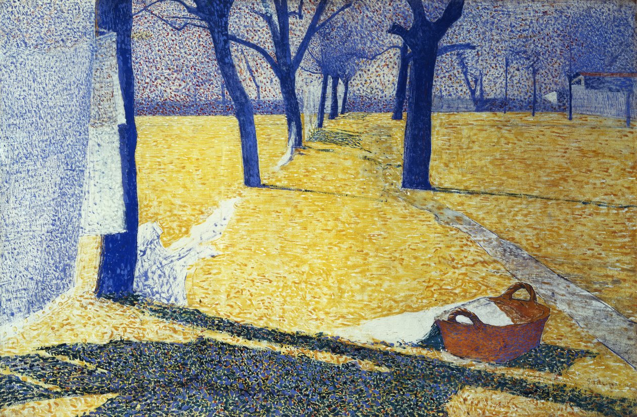 Vask i solen, 1905 af Giuseppe Pellizza da Volpedo