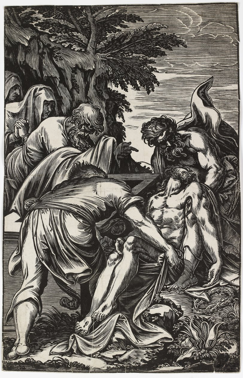 Gravlæggelsen, 1592-1607 af Giuseppe Scolari