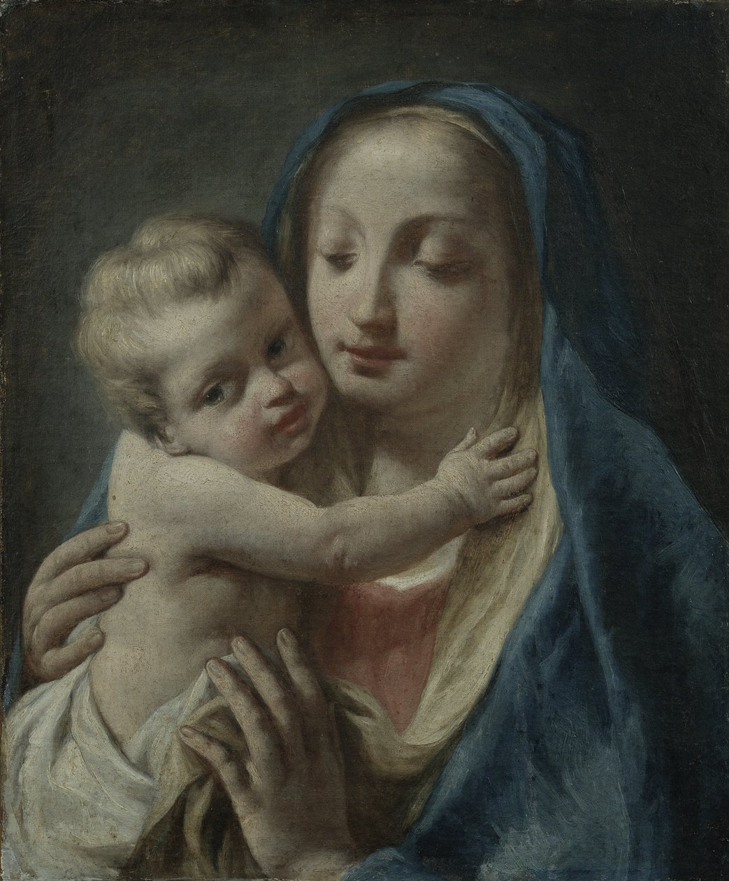 Jomfru og barn, ca. 1750-60 af Giuseppe Angeli