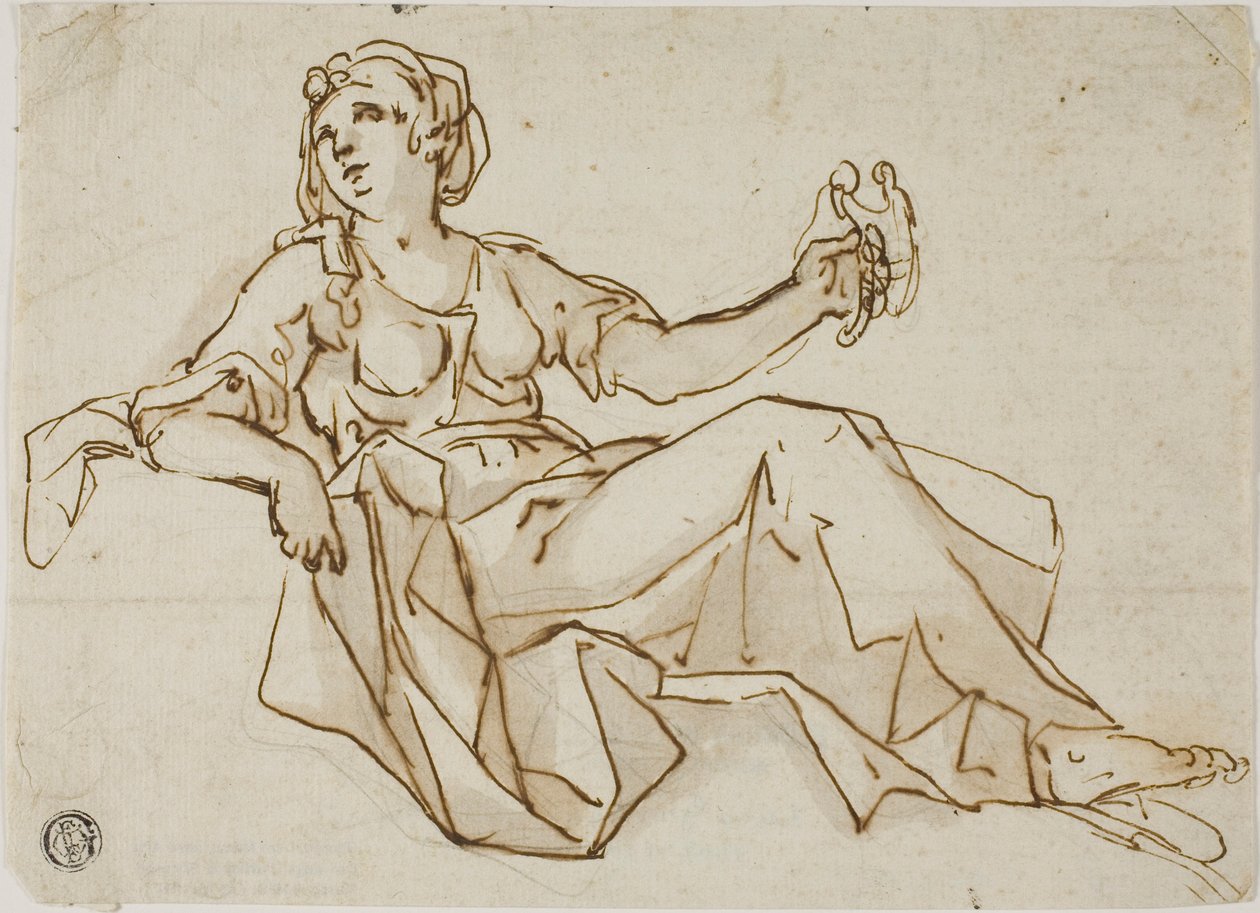 Allegorisk figur af afholdenhed af Giuseppe Antonio Caccioli