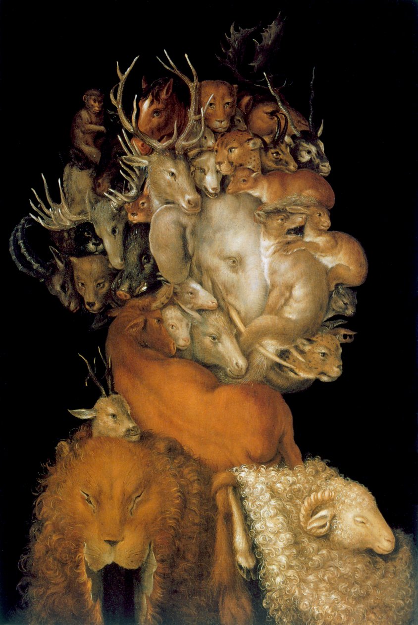 Jorden, 1570 af Giuseppe Arcimboldi