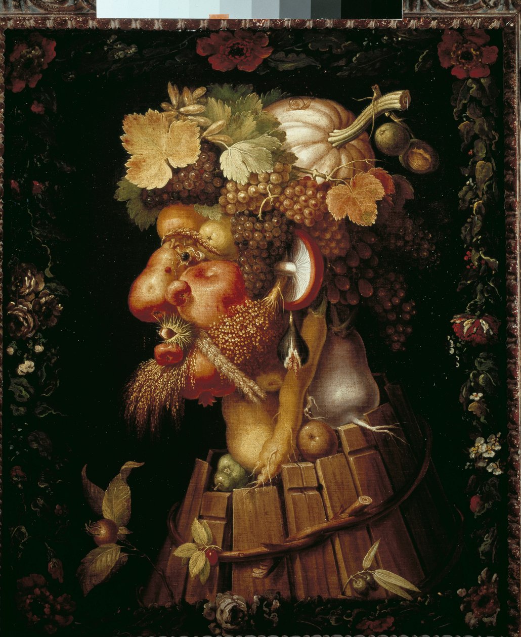 Efterår. (olie på lærred af Giuseppe Arcimboldo
