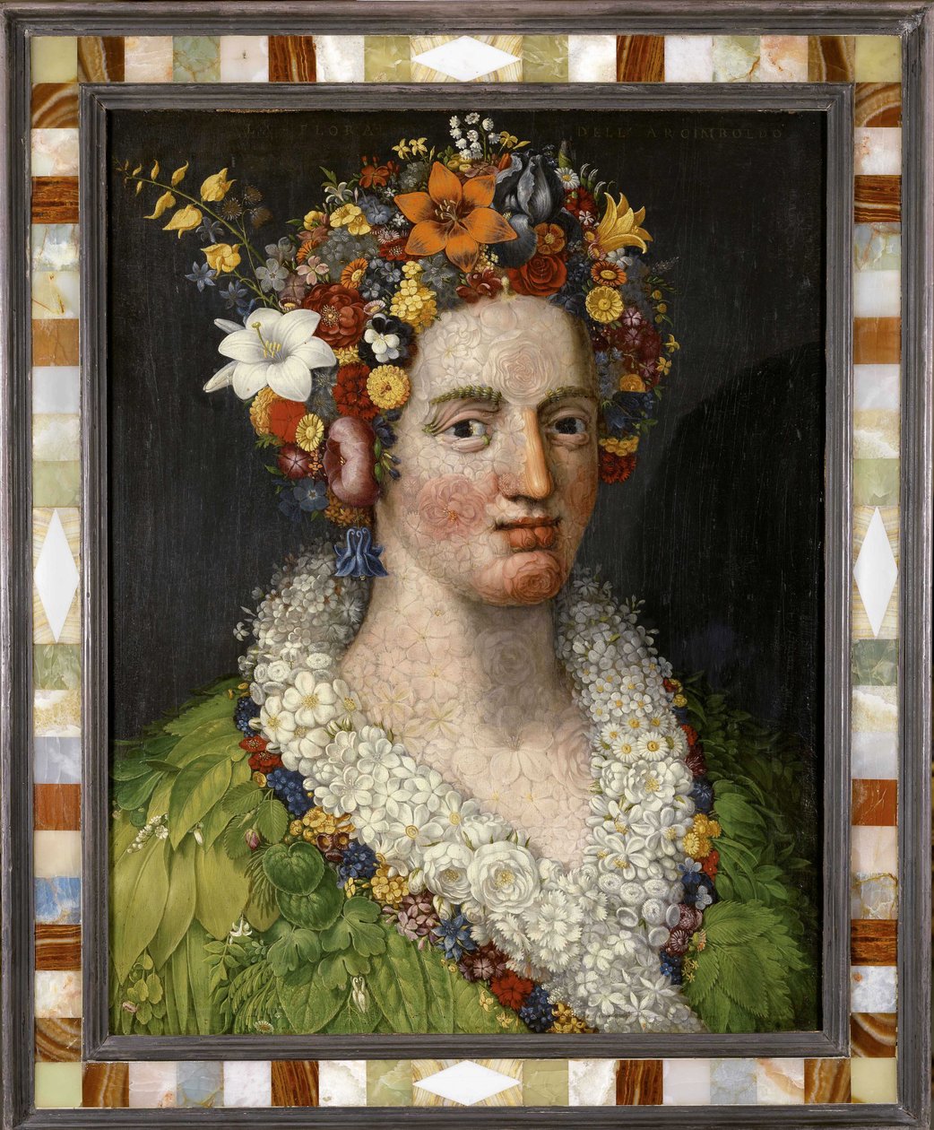 Flora, 1589. af Giuseppe Arcimboldo