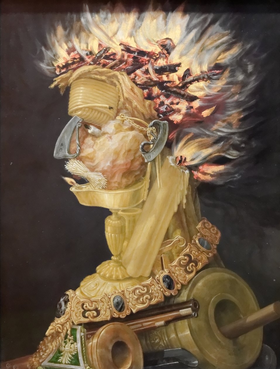 Tysk: Feuer Fire af Giuseppe Arcimboldo