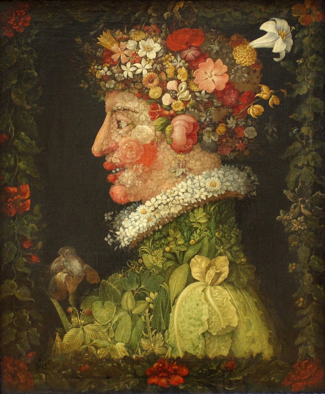 Forår, 1573 af Giuseppe Arcimboldo