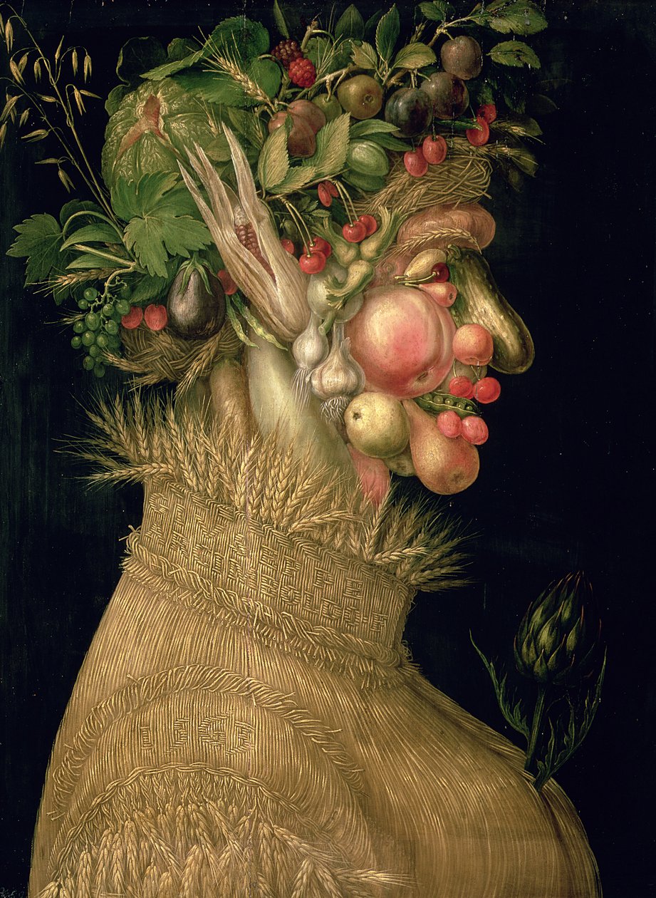 Sommer af Giuseppe Arcimboldo