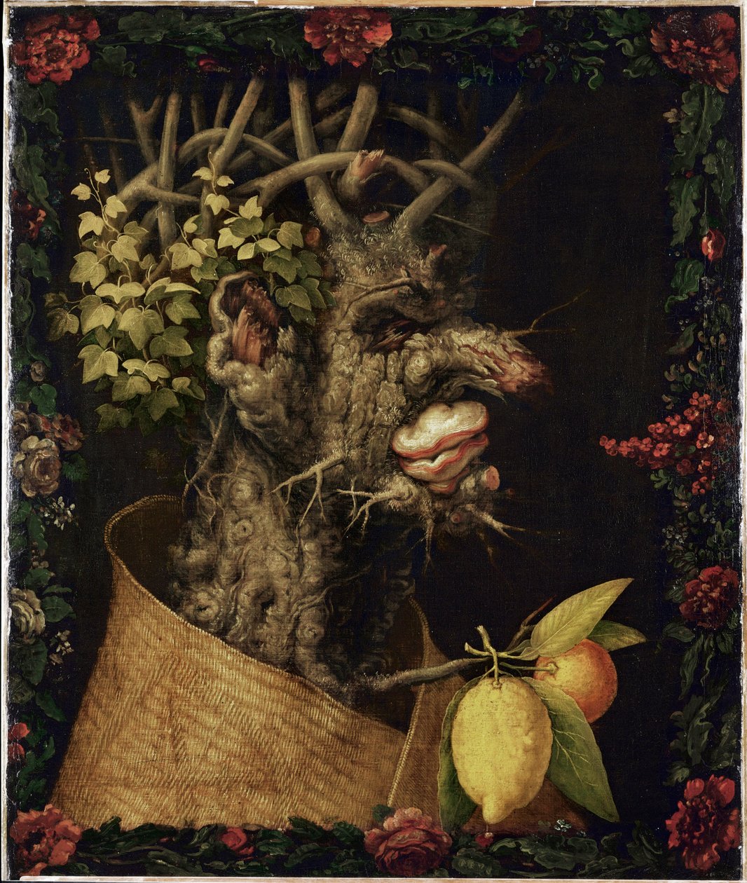 Vinter, allegori ... af Giuseppe Arcimboldo