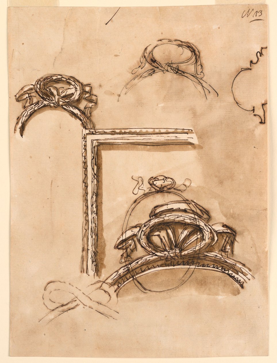 Designs til rammer af Giuseppe Barberi