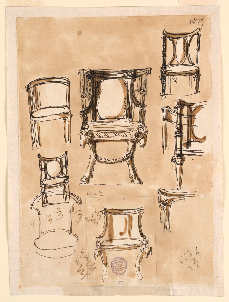 Design til stole af Giuseppe Barberi