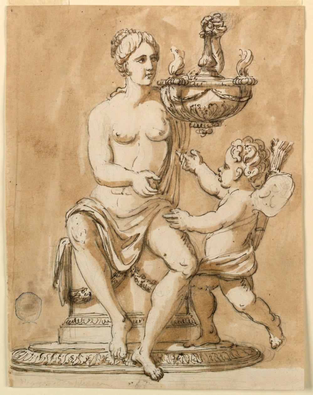 Olielampe af Giuseppe Barberi
