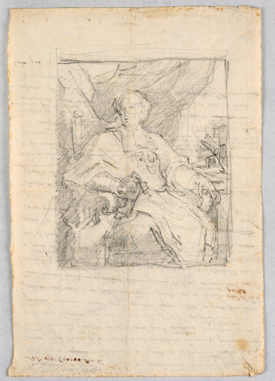 Portrætskitse af Giuseppe Barberi