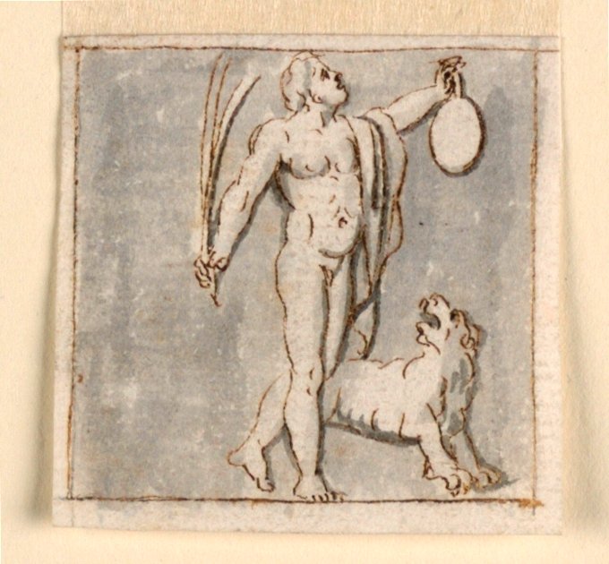Dionysos med Panther af Giuseppe Bernardino Bison
