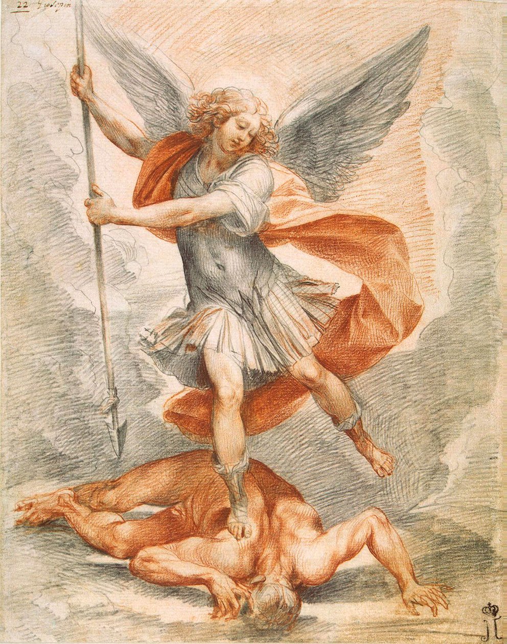 Ærkeenglen Sankt Michael, c1629-1630. af Giuseppe Cesari