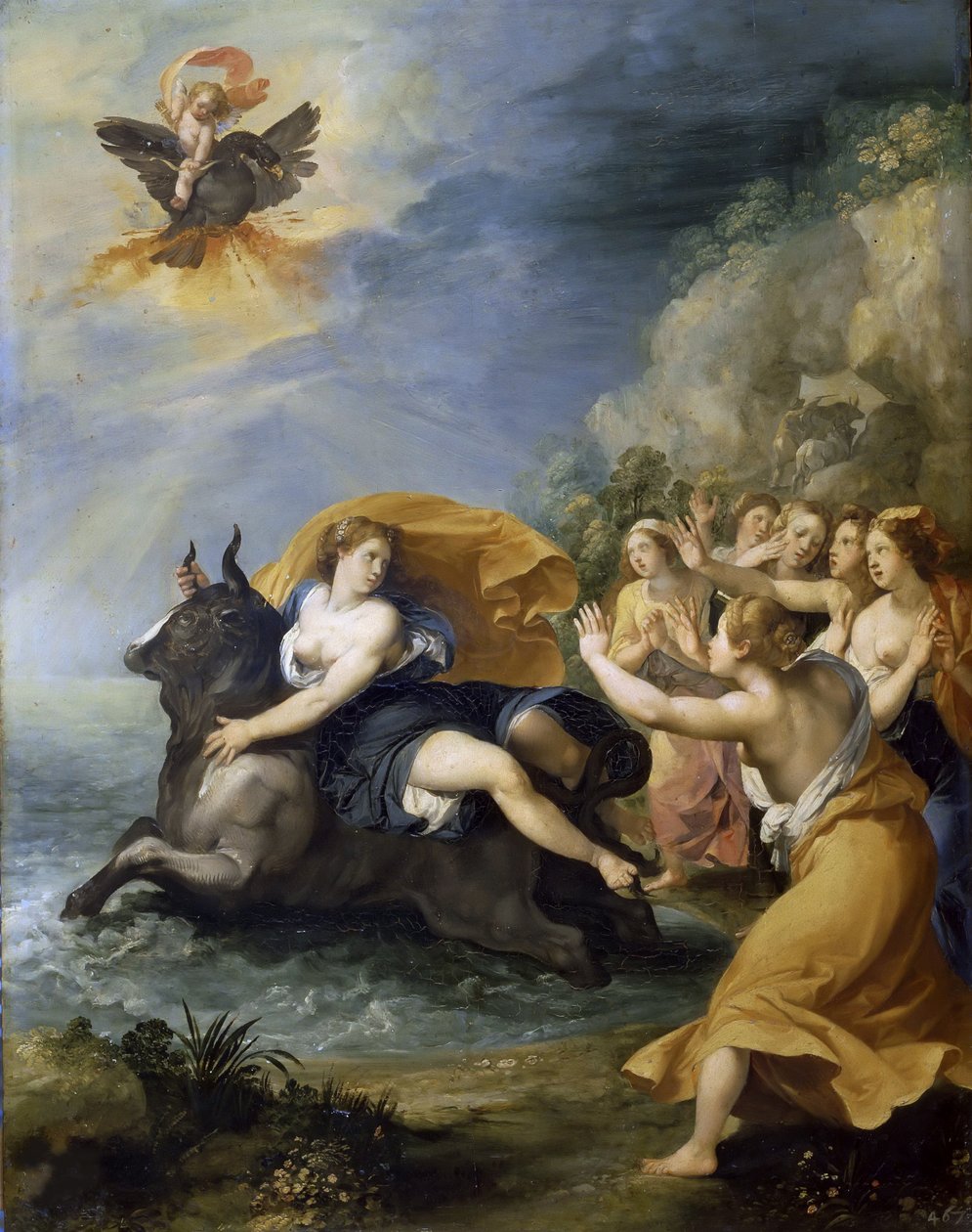 Europas voldtægt, ca 1604. af Giuseppe Cesari