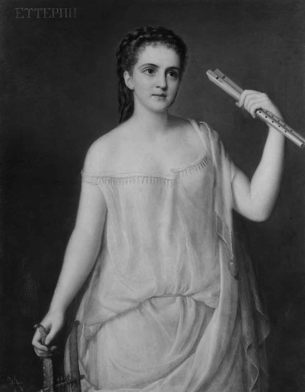 Euterpe, 1869. af Giuseppe Fagnani