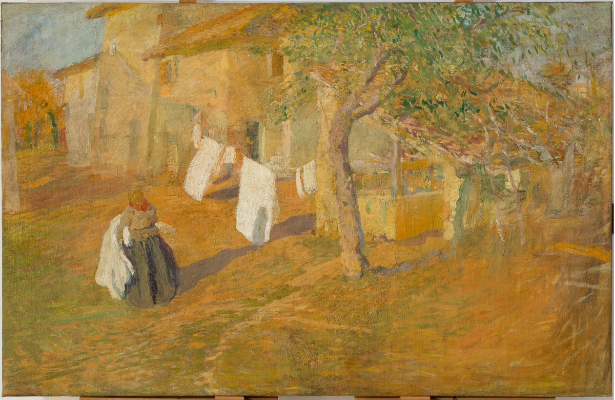 Middag (oliemaleri på lærred) af Giuseppe Graziosi