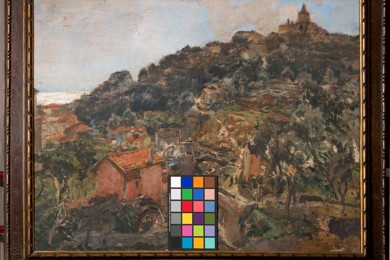 Sanremo (olie på krydsfiner) af Giuseppe Graziosi