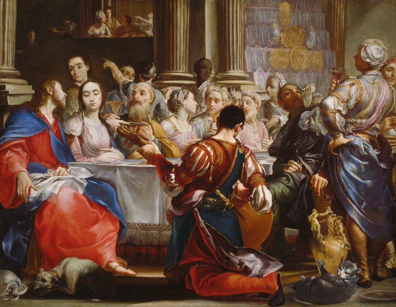 Brylluppet i Cana, ca. 1686. af Giuseppe Maria Crespi