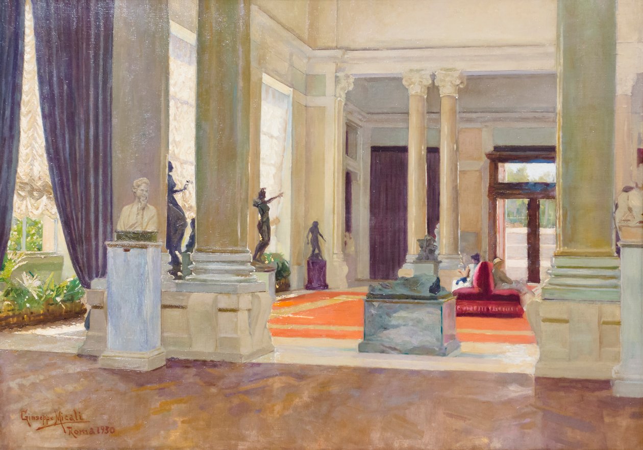 Nationalgalleriet for moderne kunst. Forhal af Giuseppe Micali