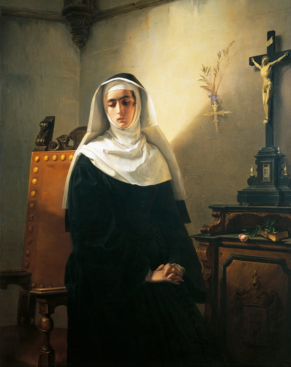 Nonne af Monza af Giuseppe Molteni