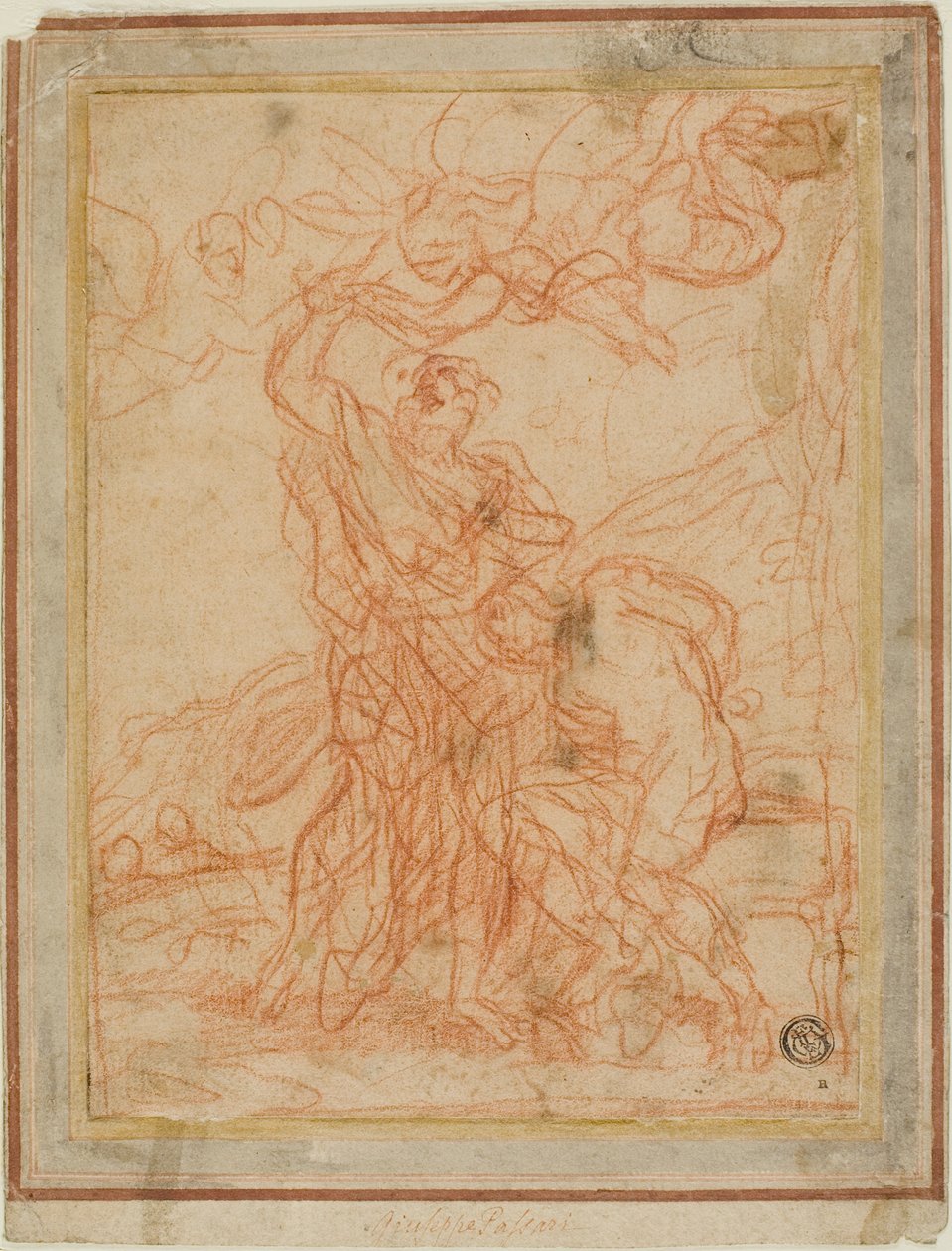 Abrahams offer (recto og verso) af Giuseppe Passeri