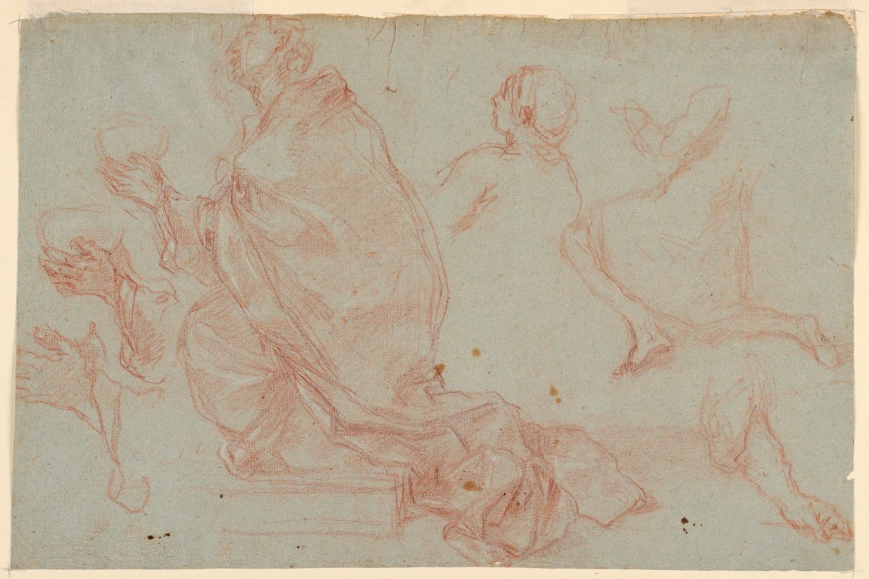Knælende figurer af Giuseppe Passeri