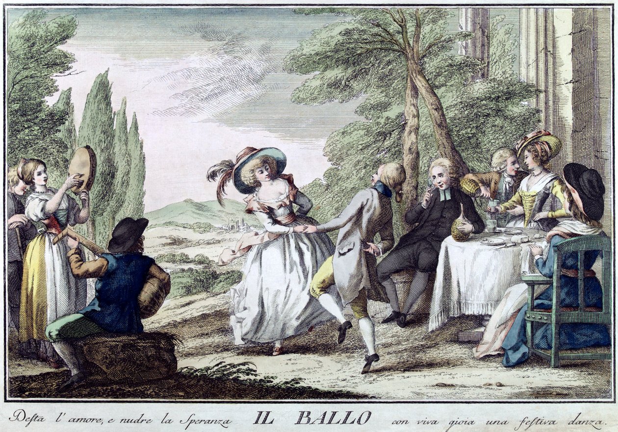 Dansen Dansen, 1790. af Giuseppe Piattoli