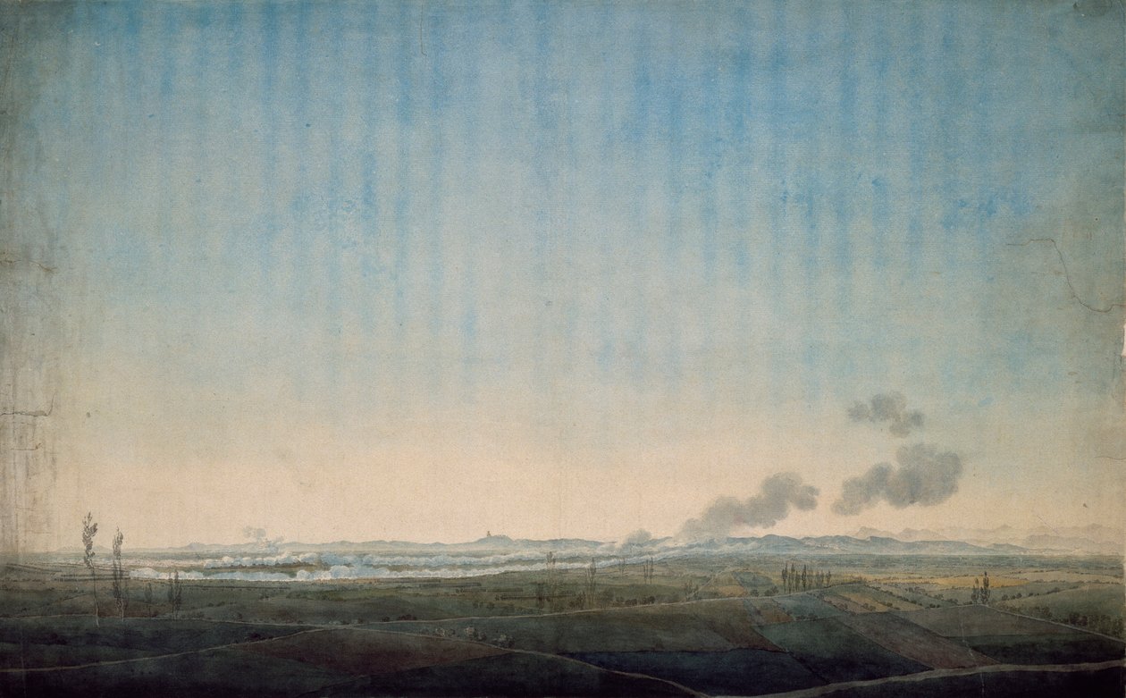Slaget ved Marengo, 14. juni af Giuseppe Pietro Bagetti