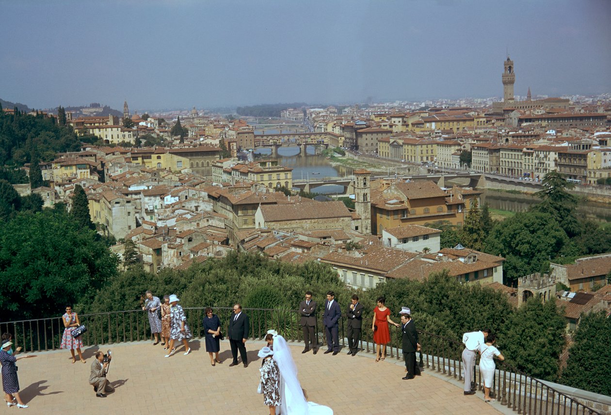 Firenze fra Piazza Michelangelo af Giuseppe Poggi