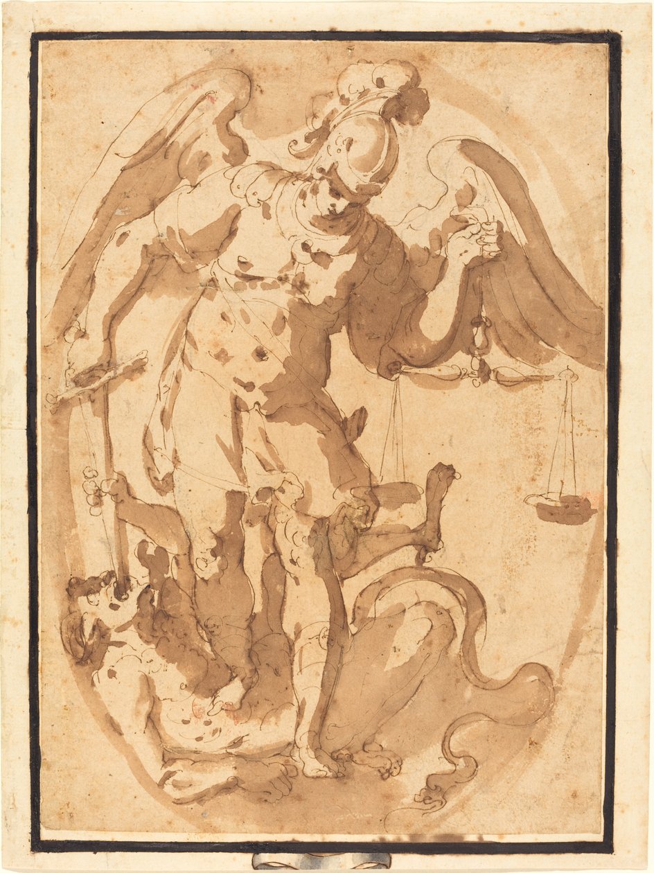 Sankt Michael med Lucifer af Giuseppe Porta