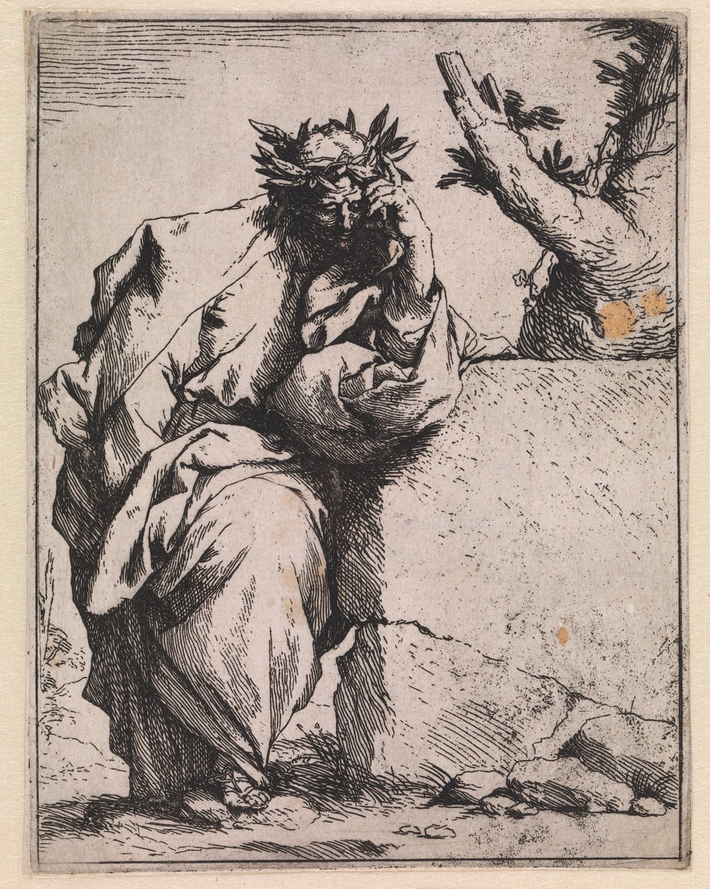 Digteren af Giuseppe Ribera