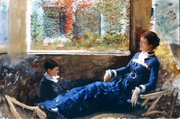 Hvile, 1879 af Giuseppe de Nittis